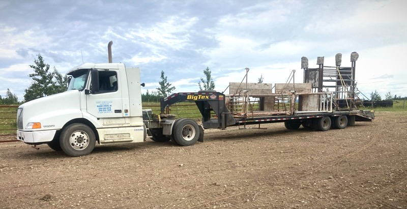 Short Acres Trucking truck and trailer